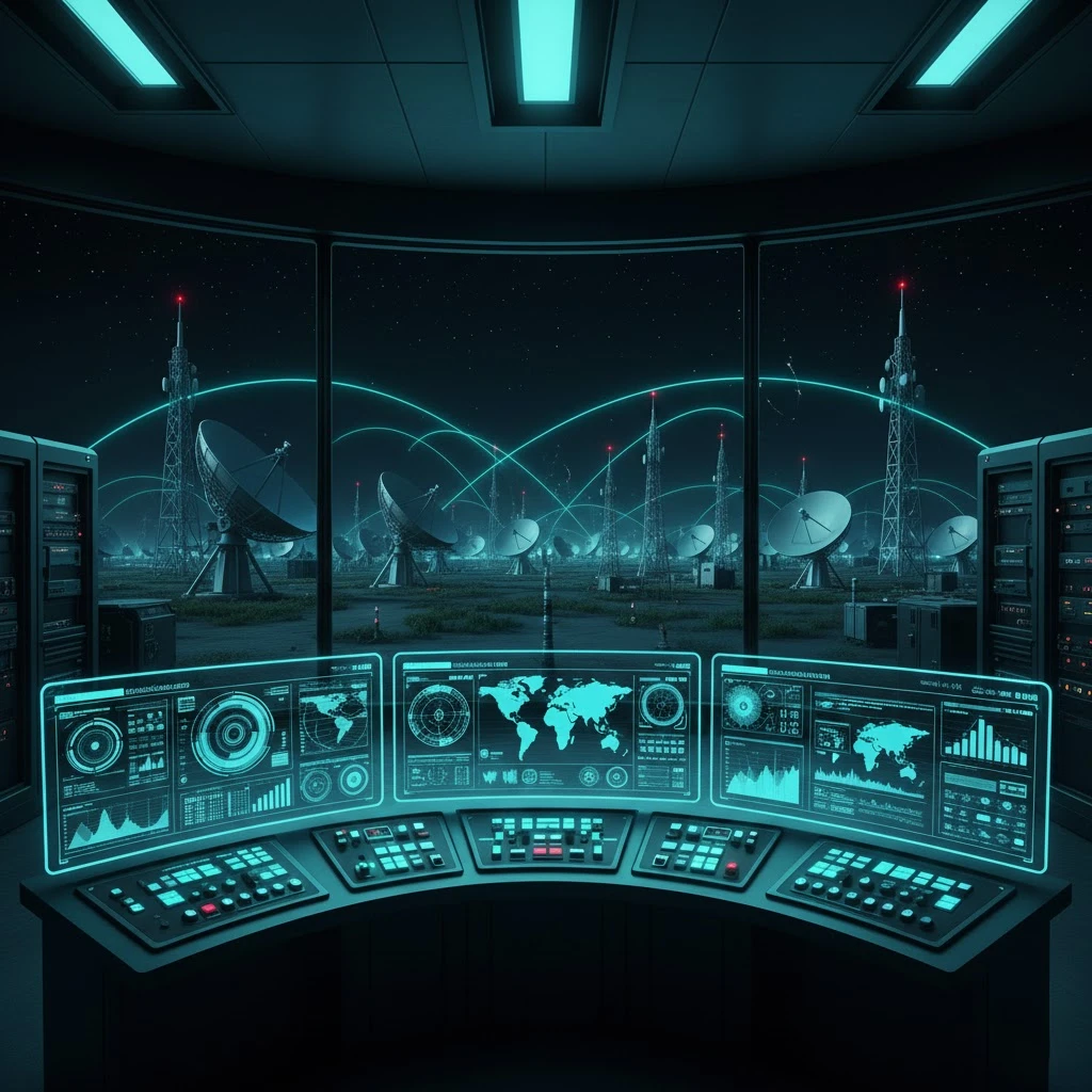 Radio Syrius satellite operations and broadcast facility